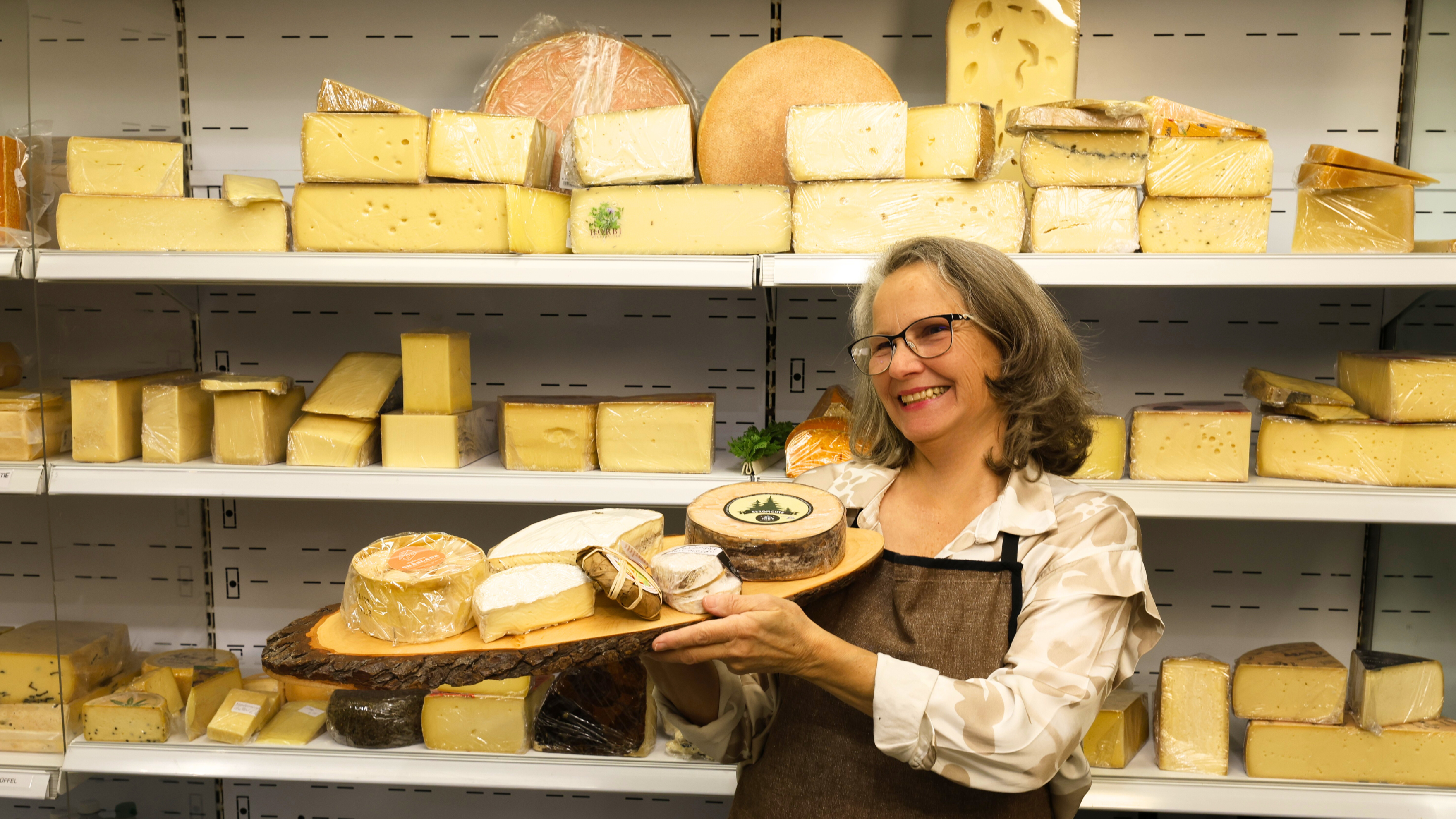 Madeleine mit Käsebrett